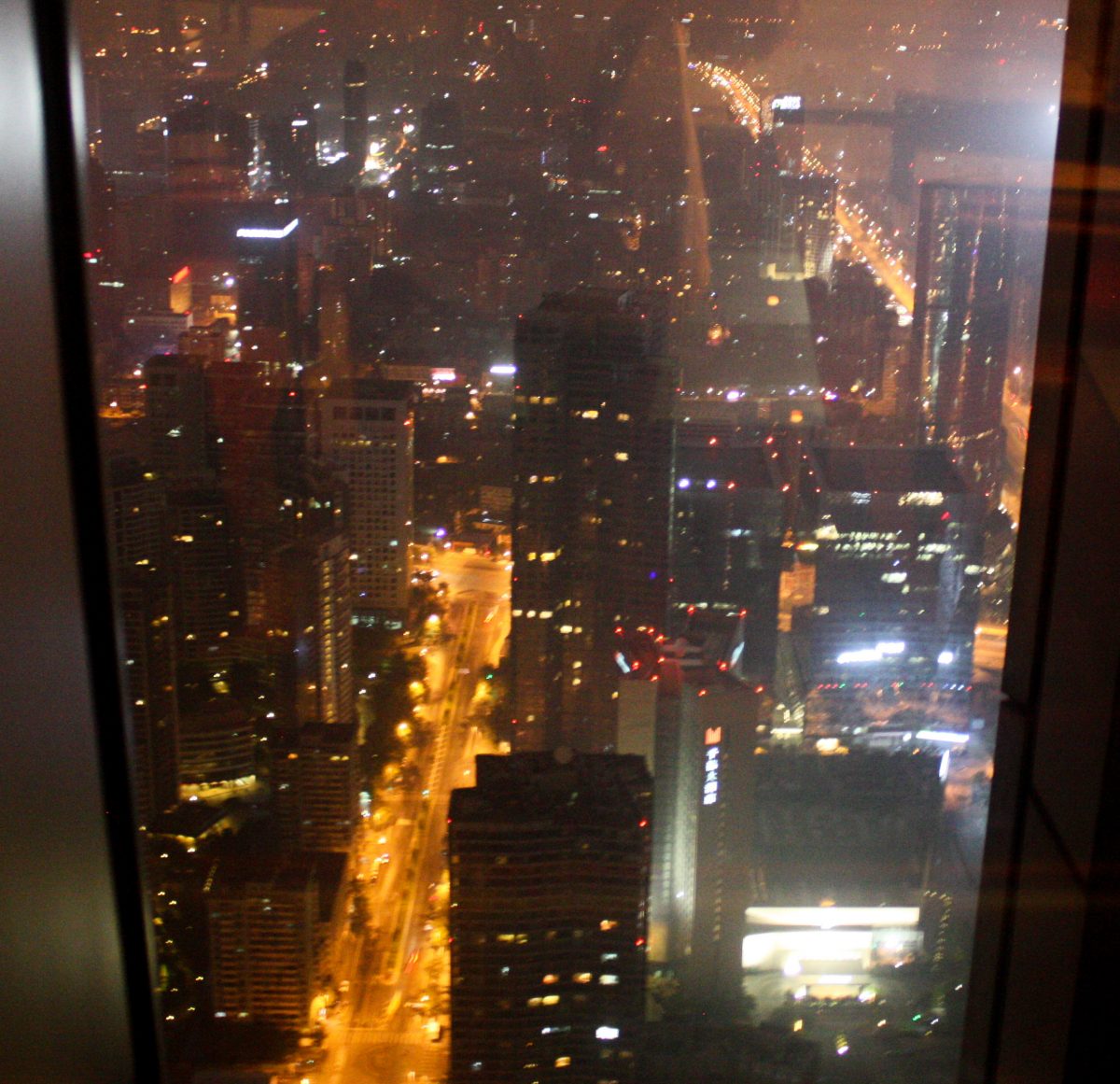 city lights.